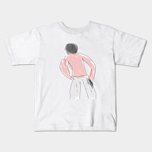 A guy from behind Kids T-Shirt